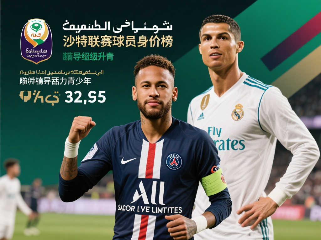沙特联赛身价排行：内马尔领跑，C罗跌至第二十